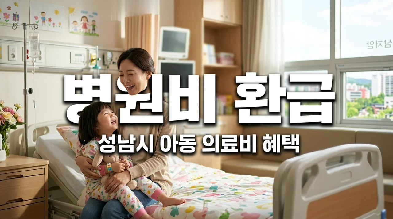 성남시 아동 의료비 100만원 초과 시 환급! 부모님 필수 혜택 총정리