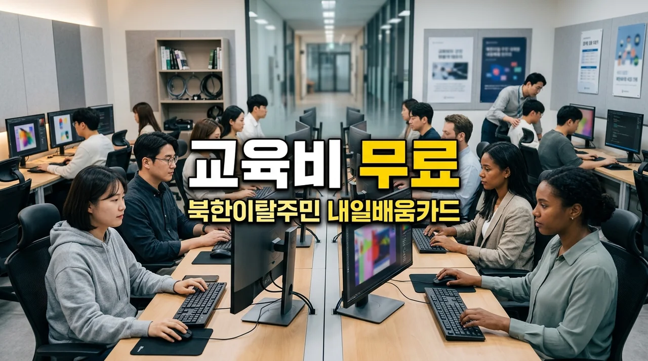 동대문구 북한이탈주민 교육비 무료! 국민내일배움카드 신청방법과 혜택 정리