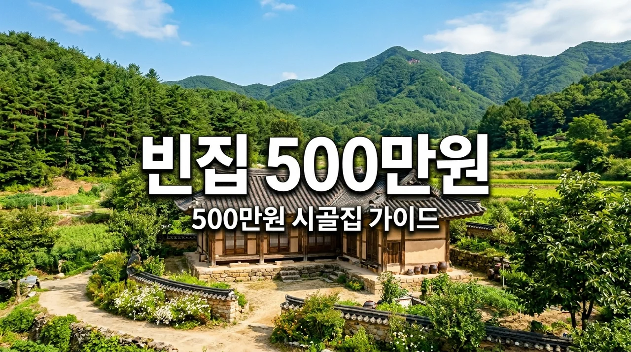 시골 부모님 빈집 방치 중이라면? 최대 300만원 지원금 신청법