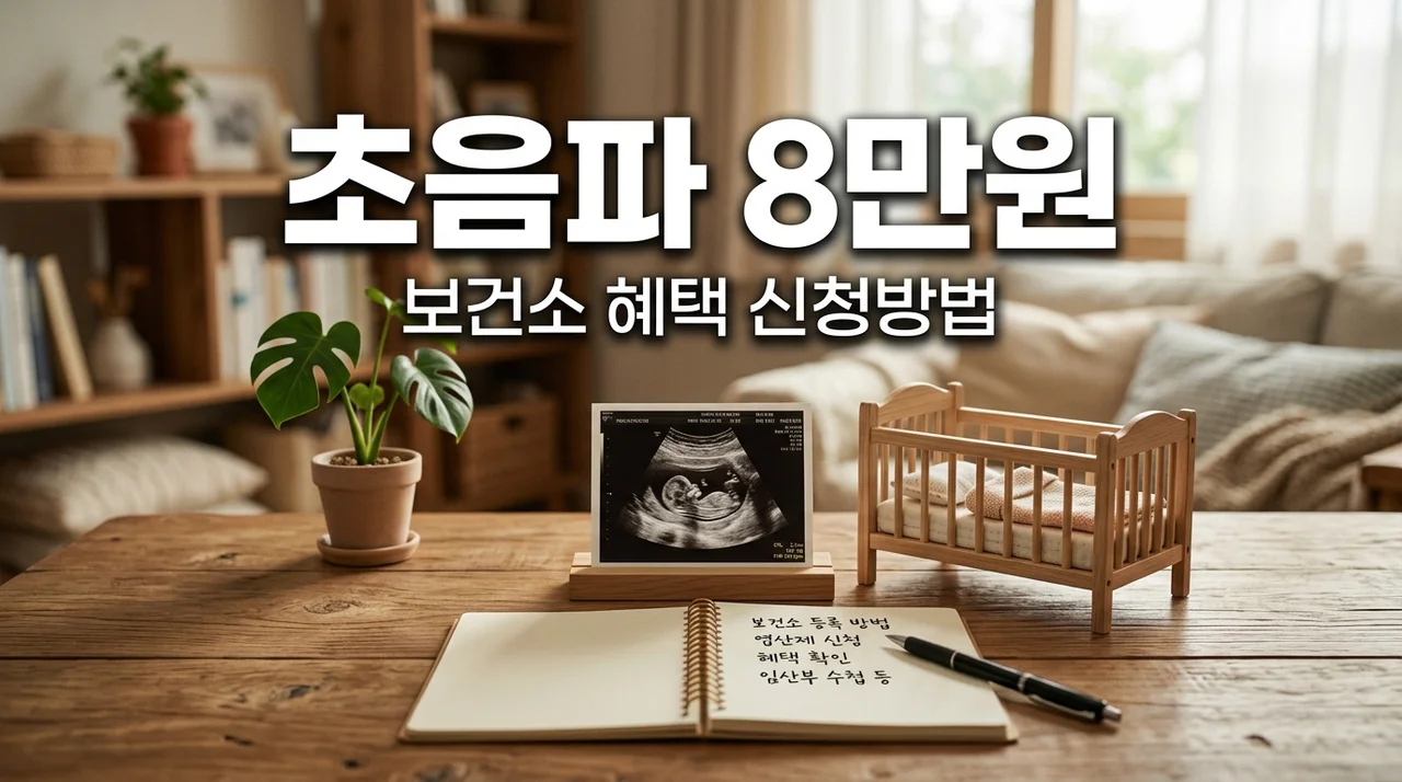 임산부 초음파 쿠폰 8만원 신청방법 및 2026 보건소 혜택 총정리