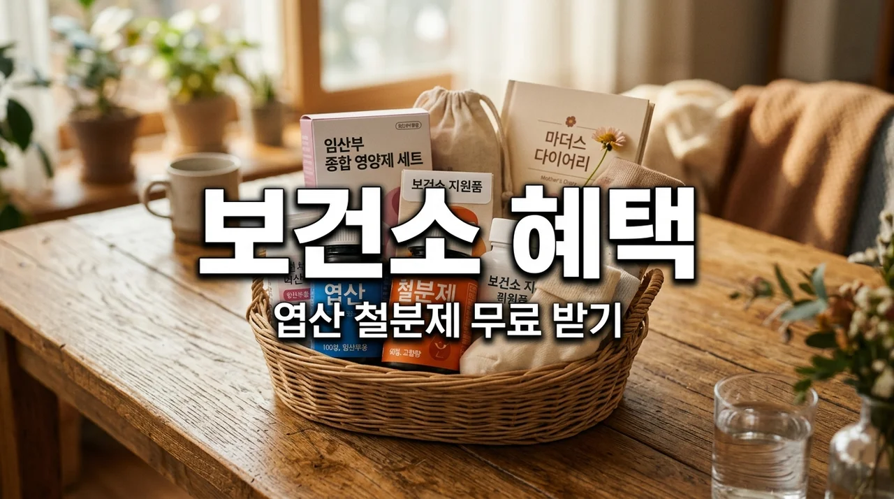보건소 임산부 혜택 총정리! 무료 엽산 철분제 받고 28만원 아끼는 법