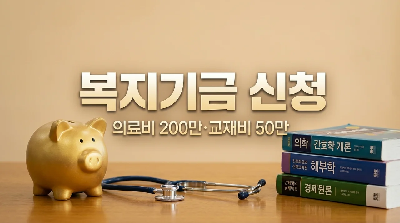 저소득층 복지기금 신청방법: 의료비 200만·교재비 50만 원 받기