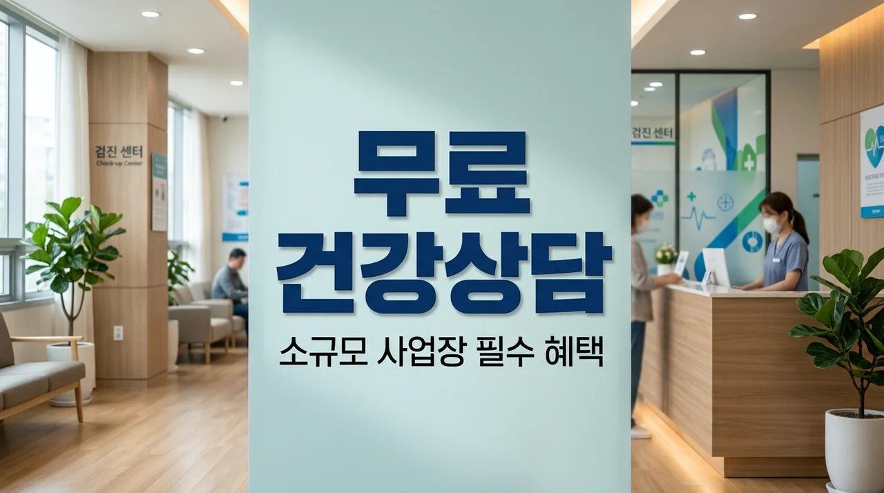 2026 소규모사업장 근로자 건강상담서비스 신청 방법 및 근로자건강센터 총정리