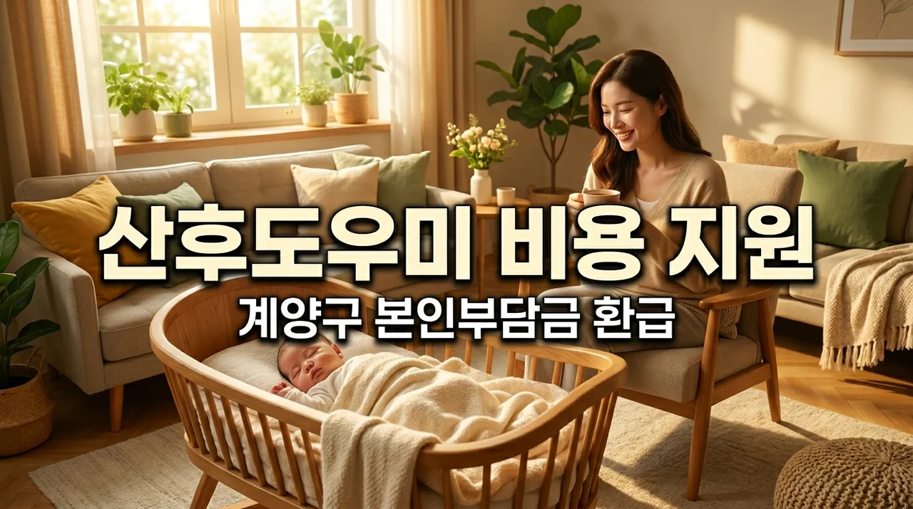 산후도우미 비용 계양구가 지원해요! 본인부담금 환급 신청 방법 및 혜택 총정리