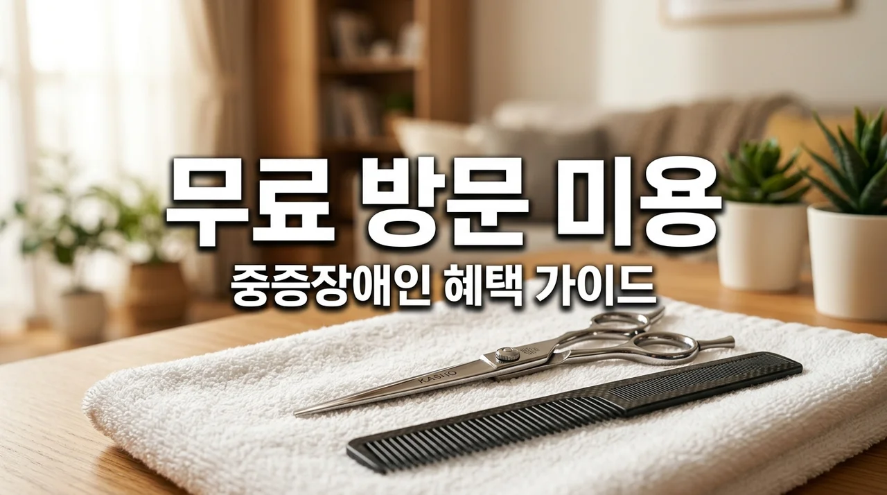 중증장애인 무료 방문 이·미용 서비스 신청 방법 및 대상 총정리