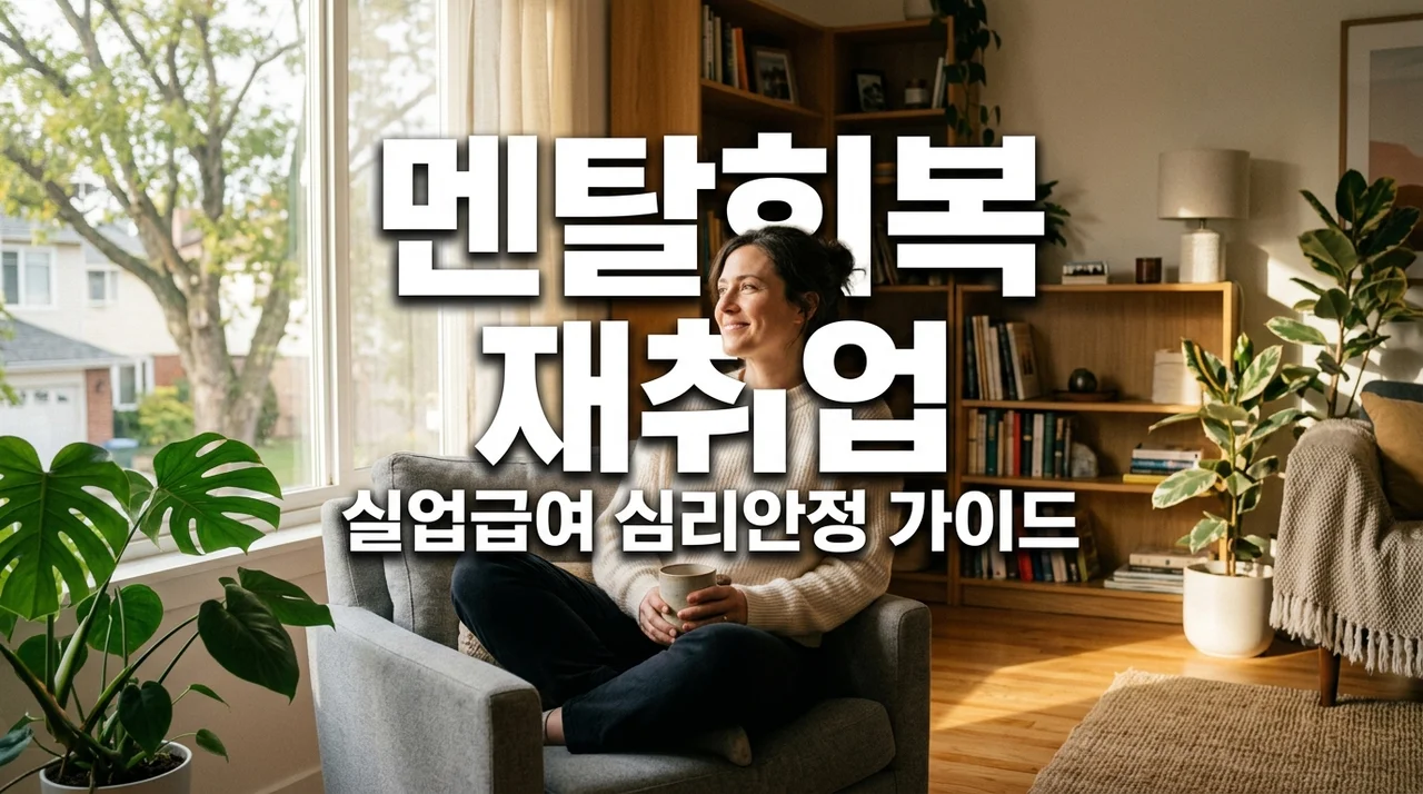 실업급여 수급자 필수! 무너진 멘탈 잡는 심리안정 프로그램 신청 및 활용법
