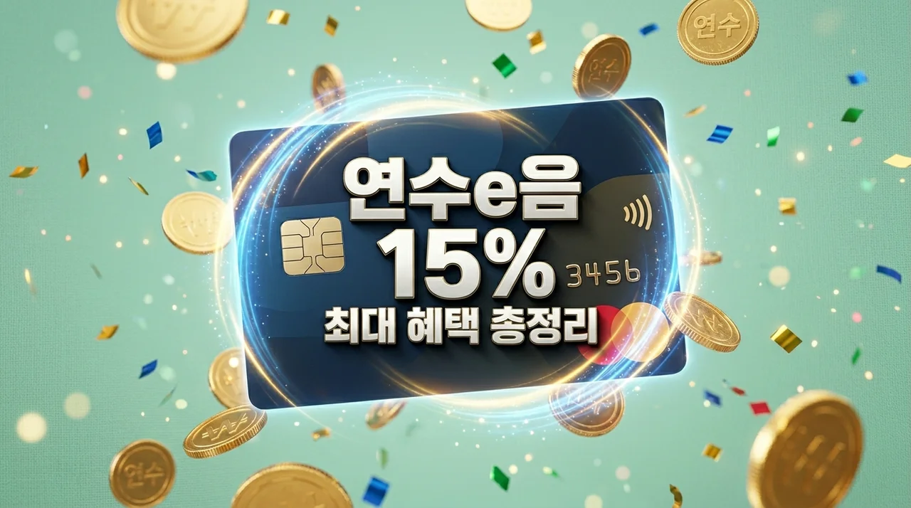 연수e음 캐시백 10% + 축제 5% 추가 혜택 총정리! 연수구 주민 필독 가이드
