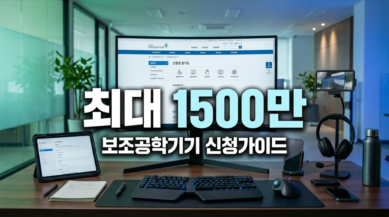 2026년 보조공학기기 지원 신청 방법 및 대상 총정리 (최대 1500만원)