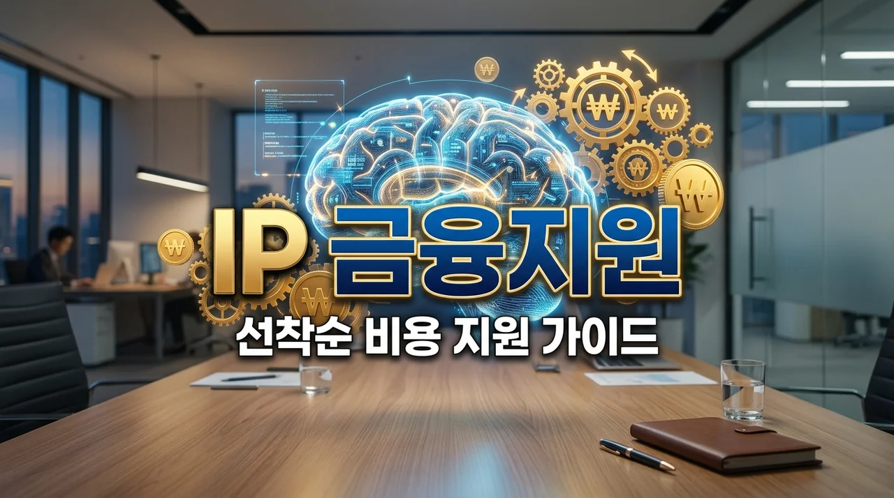 예산 소진 시 마감! 금융 연계 지식재산(IP) 가치평가 선착순 지원 안내