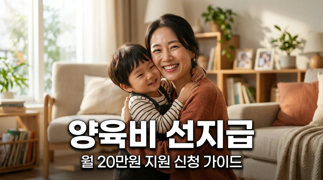양육비 선지급제 신청방법 및 자녀 1인당 월 20만원 지원 대상 정리