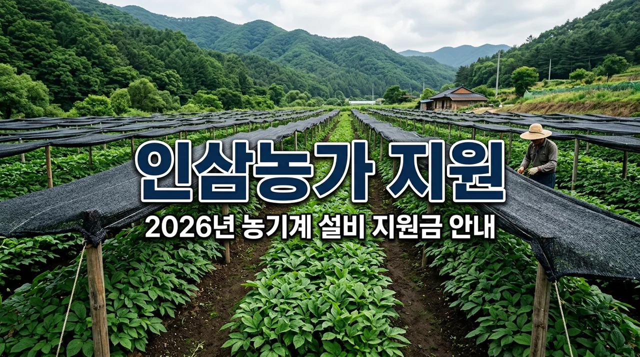 문경시 인삼 생약 농가 농기계 지원신청 및 자격 조건 총정리