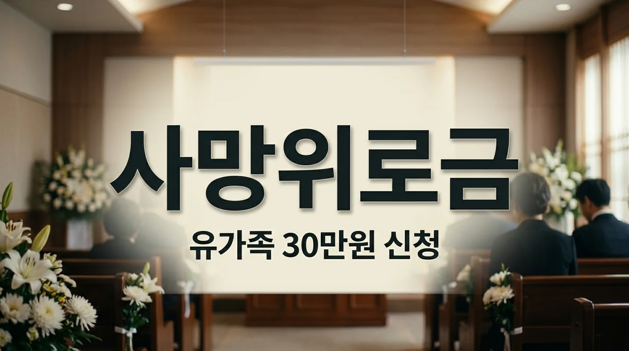 보훈대상자 사망위로금 30만원 신청 방법과 유가족 대상 지원금 총정리