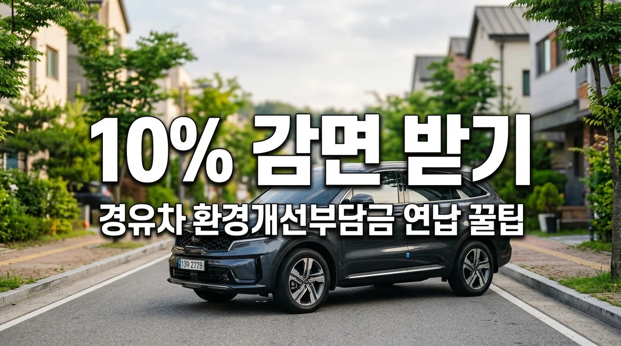 경유차 환경개선부담금 감면 방법, 전화 한 통으로 10% 할인받기