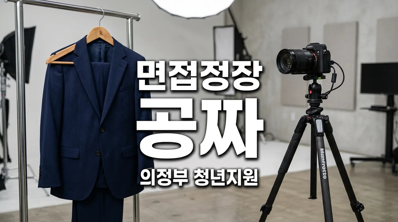 의정부 면접 정장 무료 대여 및 이력서 사진 촬영 신청방법 총정리