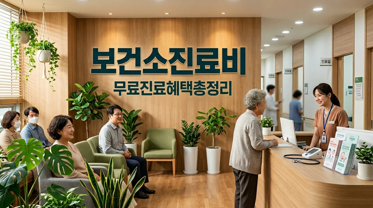 보건소 진료비 500원의 진실! 1차 진료 및 무료 혜택 총정리