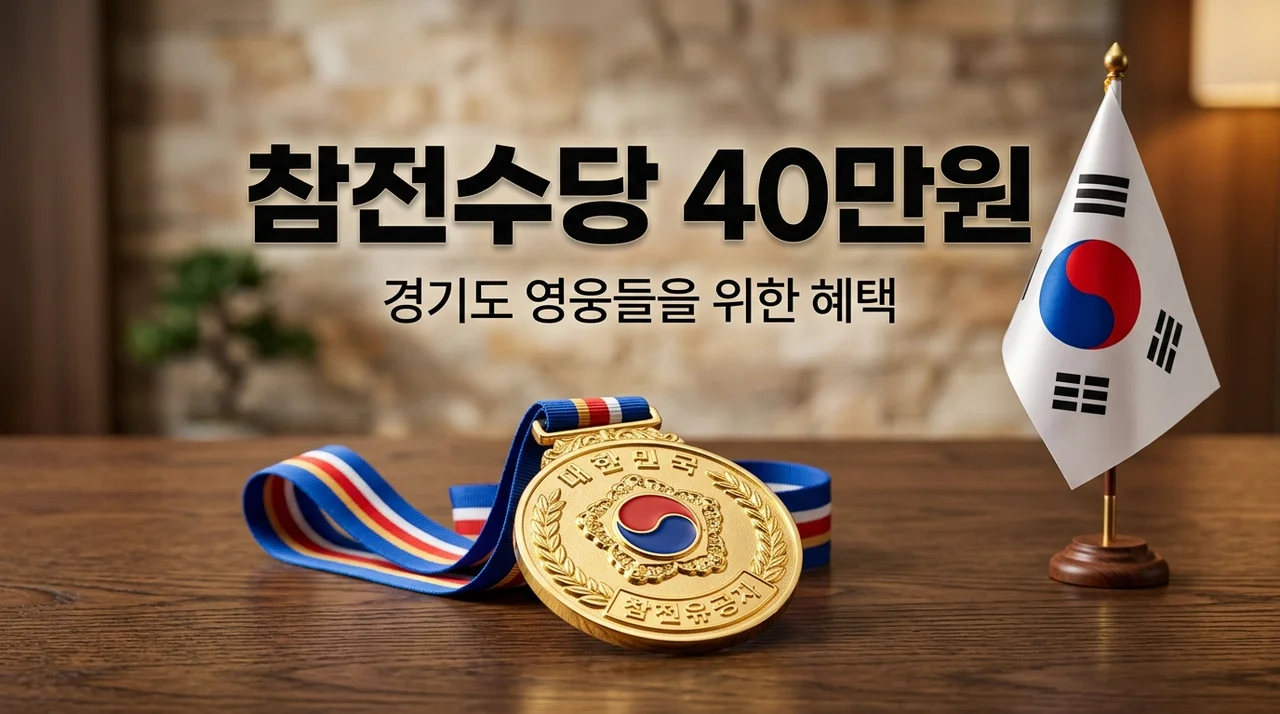 경기도 참전명예수당 신청 방법 | 연 40만 원 지원 대상 및 서류 총정리