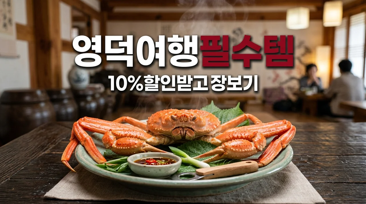 영덕사랑상품권 10% 할인 구매 및 사용처! 영덕 여행 필수 장보기 꿀팁