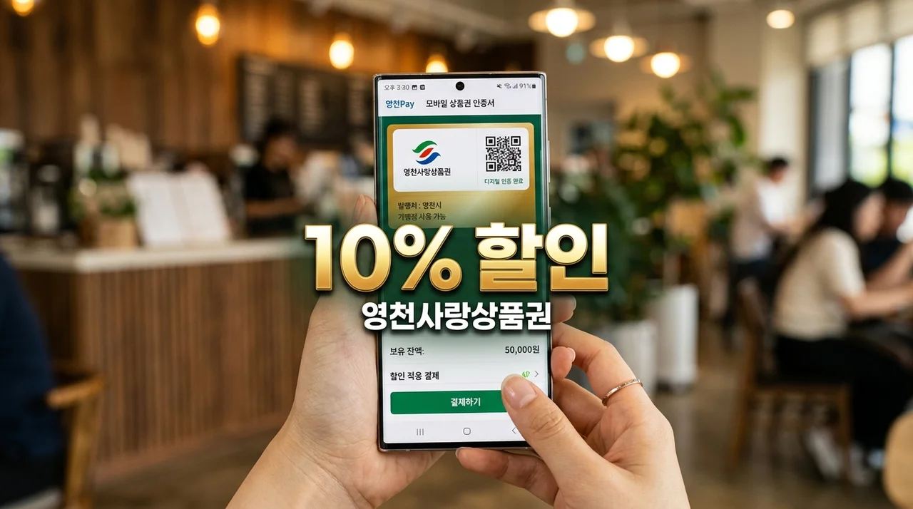 영천사랑상품권 10% 할인 구매법과 사용처 가맹점 총정리