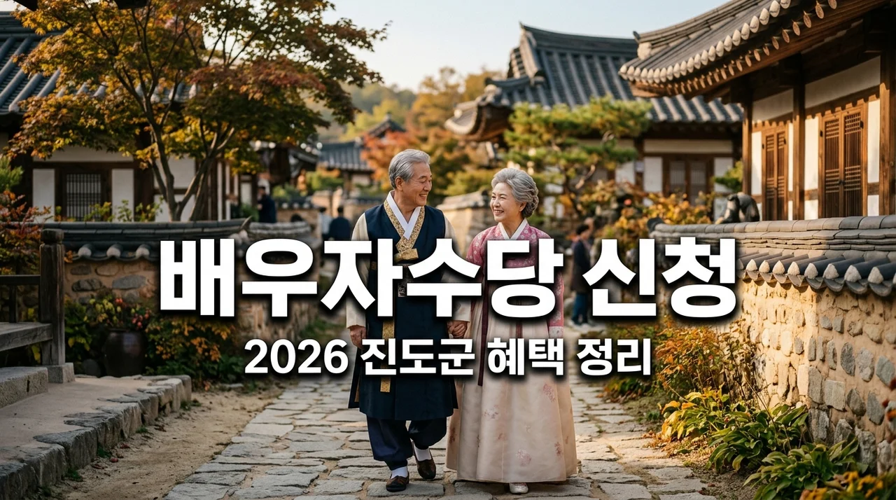 2026 진도군 참전유공자 무공수훈자 배우자수당 금액 및 주민센터 신청 방법