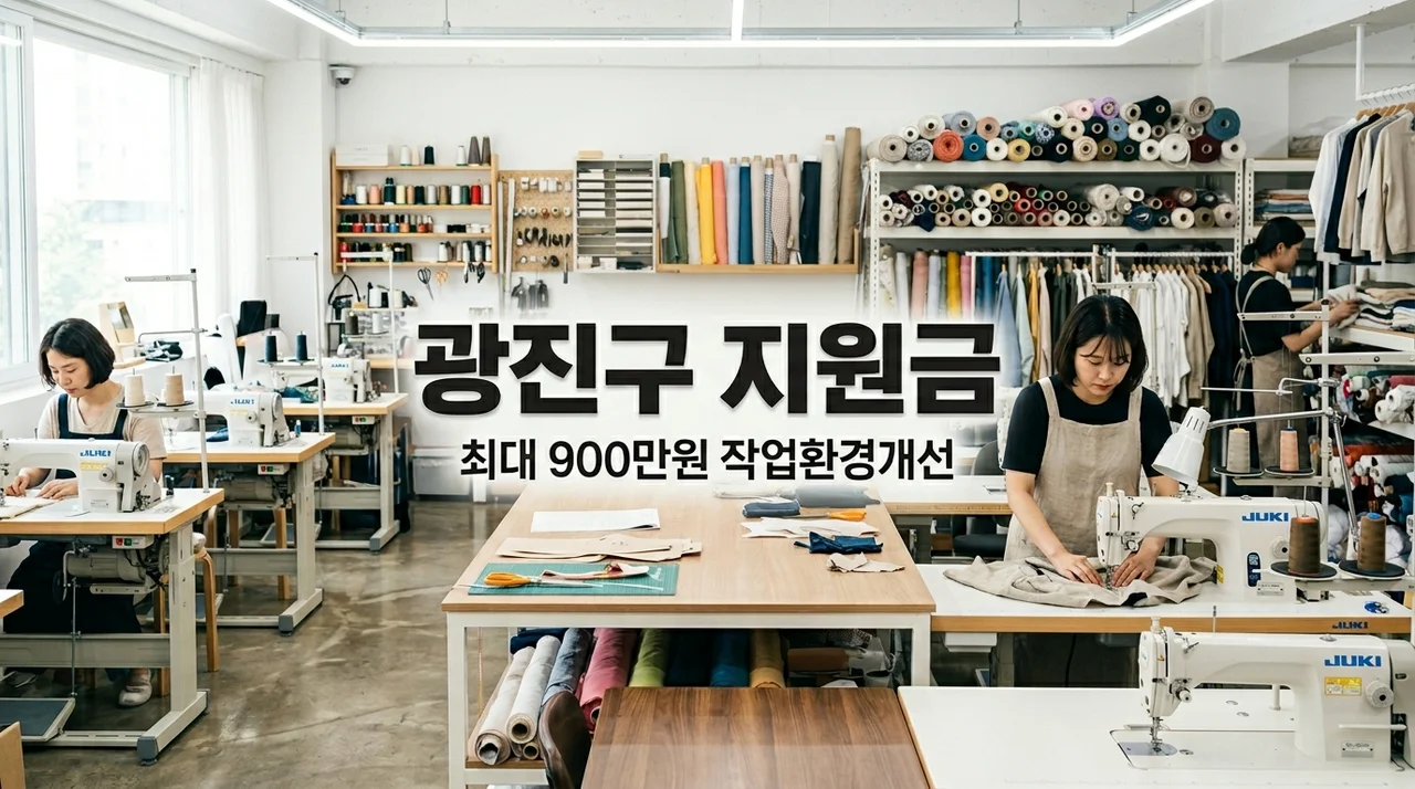 광진구 영세 봉제업 작업환경개선 지원금 최대 900만원 신청방법 총정리