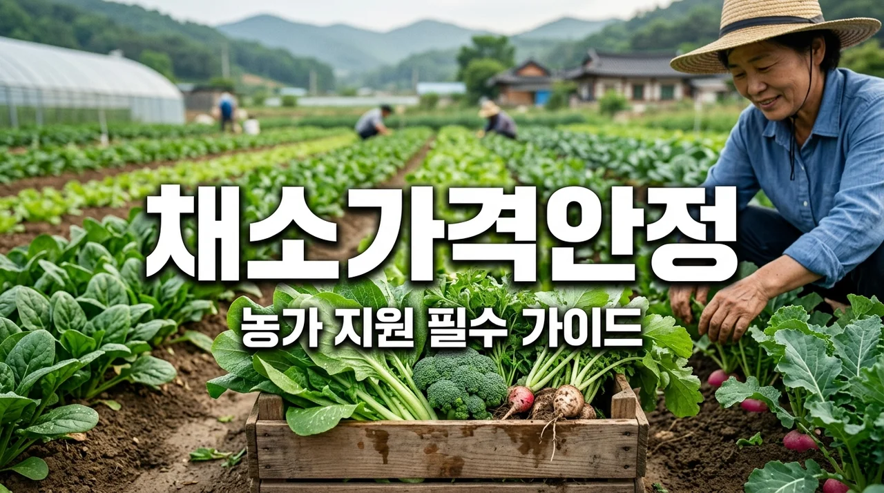 채소가격안정 지원 사업 신청방법 및 계약재배 농가 자격 총정리
