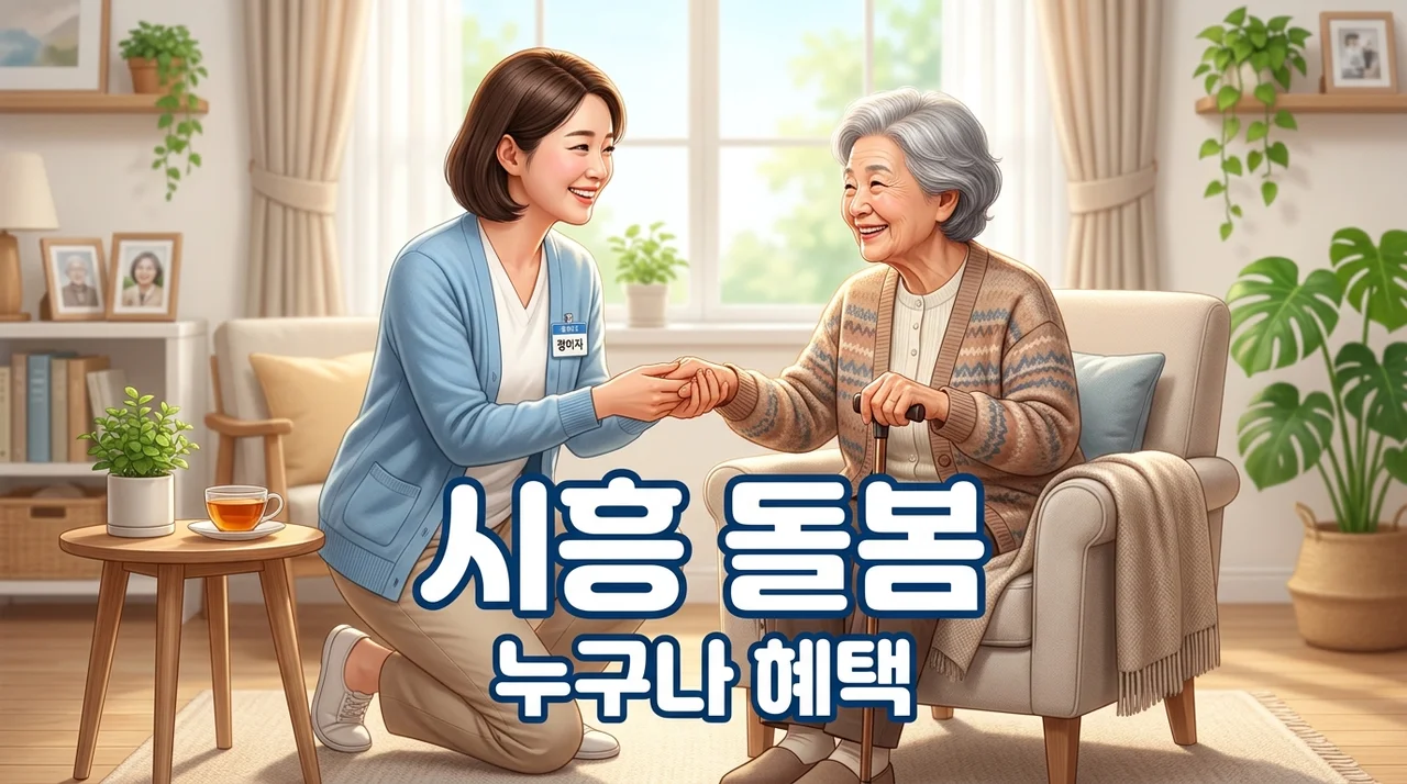 시흥시민 누구나! 갑자기 몸 아플 때 8대 돌봄 무료 지원받는 법