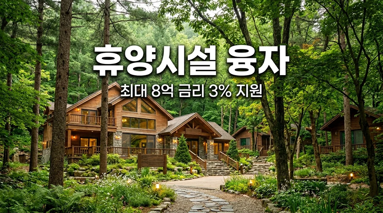 사립휴양시설 조성 융자 신청방법 조건 금리 3% 최대 8억원 총정리