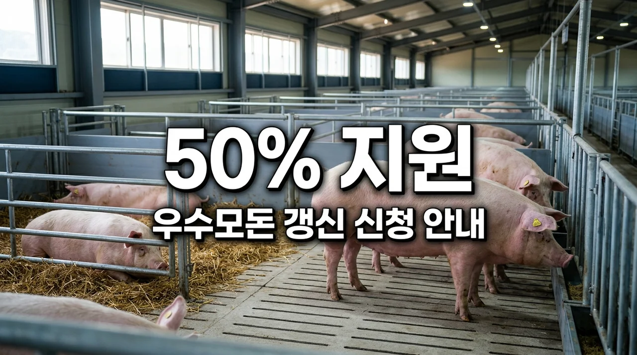 포항시 양돈농가 우수모돈 갱신 비용 50% 지원 신청방법 완벽 가이드