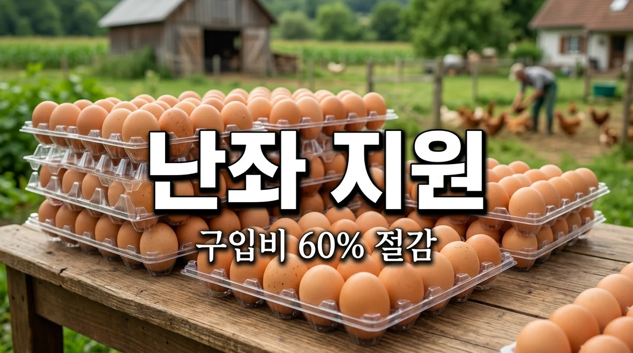 양계 농가 필독! 계란 판(난좌) 구입비 60% 지원받고 생산비 확 줄이세요