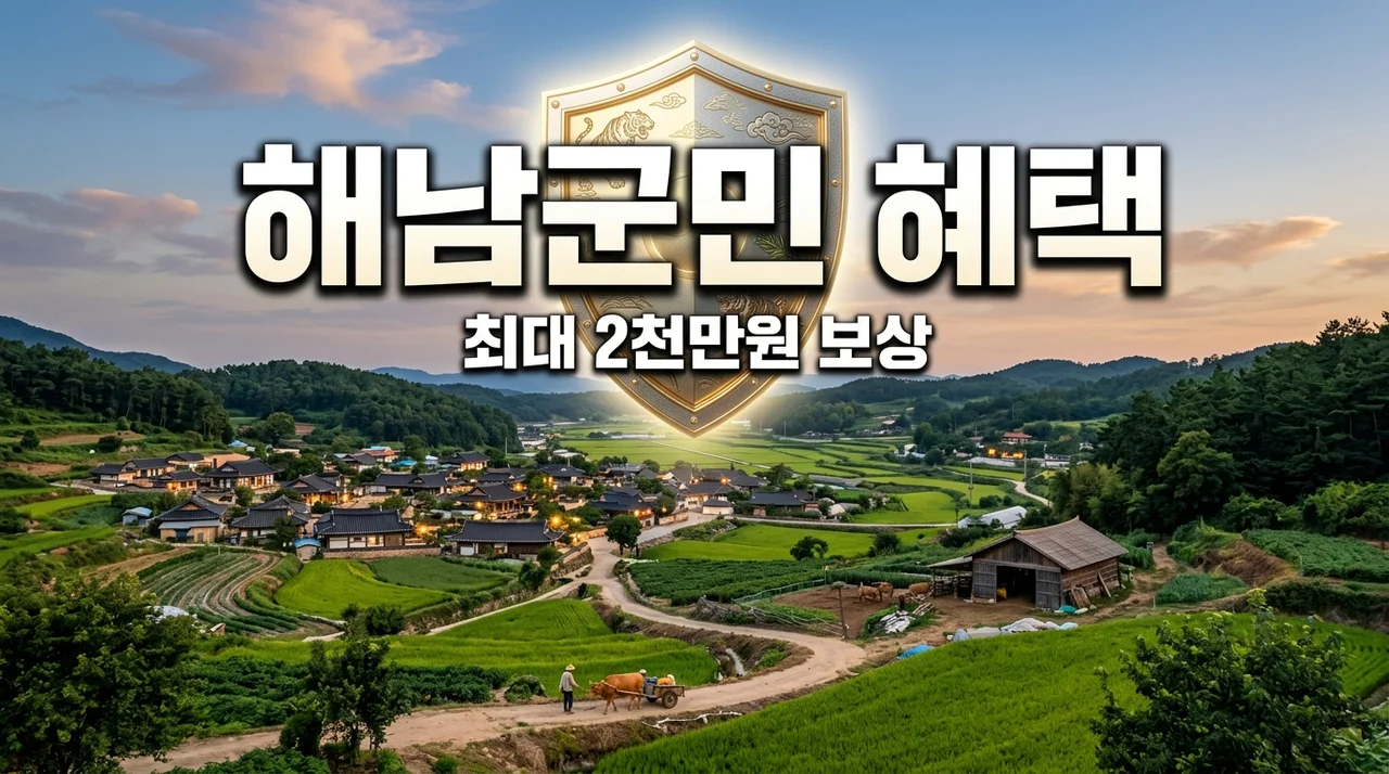 해남군민이라면 자동 가입! 개물림부터 농기계 사고까지 최대 2천만원 보상