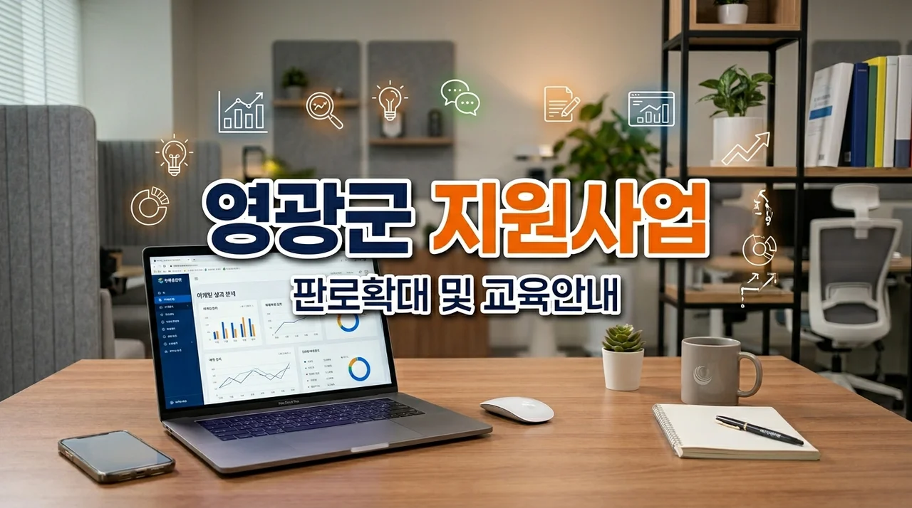 2026년 영광군 소상공인 온라인 판로 확대 및 예비창업자 교육 신청 방법