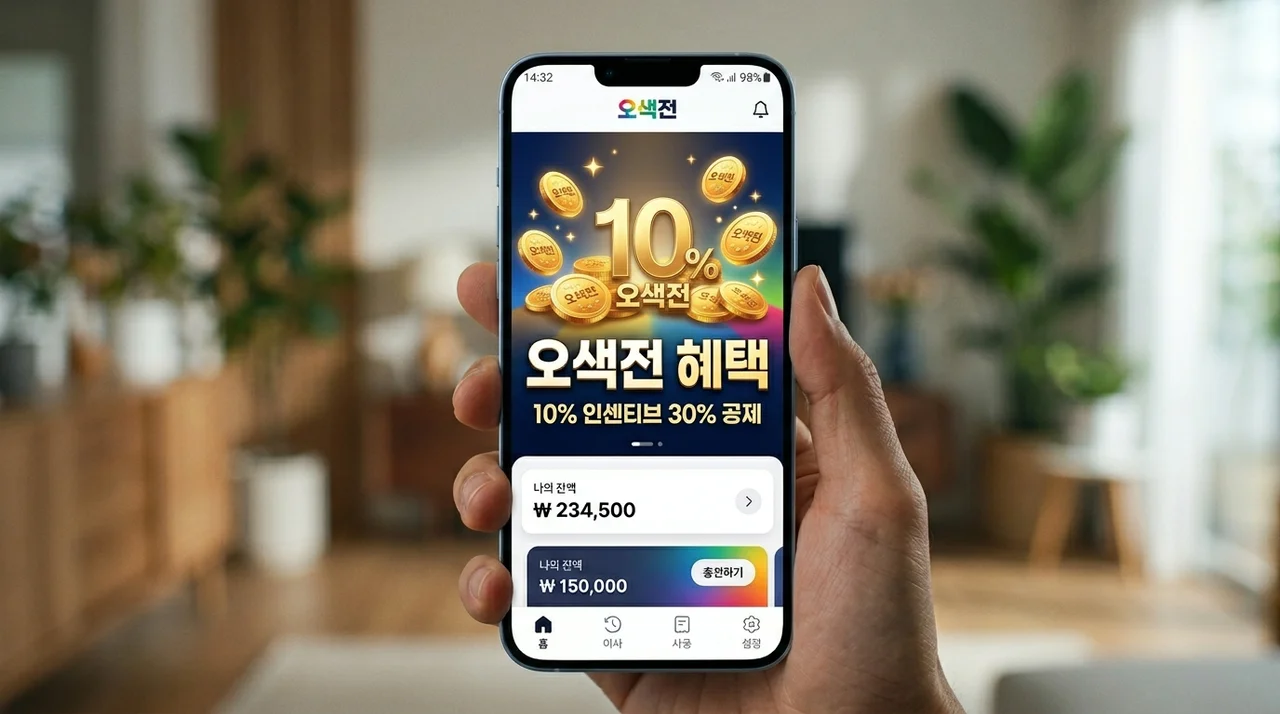 오산 시민 필독! 오색전 충전하고 10% 인센티브와 소득공제 30% 챙기는 법