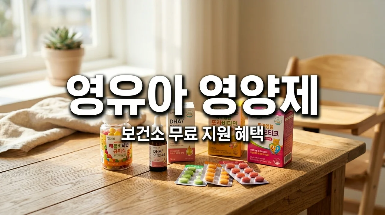 영유아 영양제 지원, 다자녀·다문화 가정 무료 혜택 신청 방법