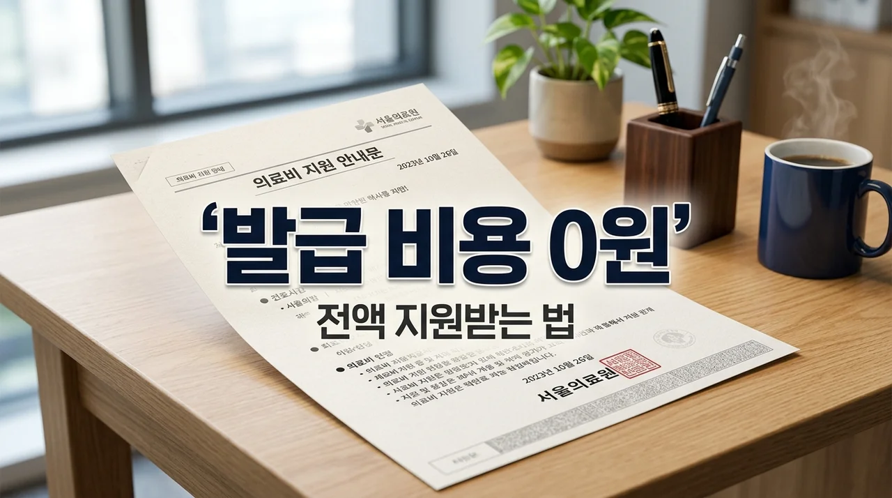 근로능력 진단서 발급 비용, 전액 지원받는 방법 완벽 가이드