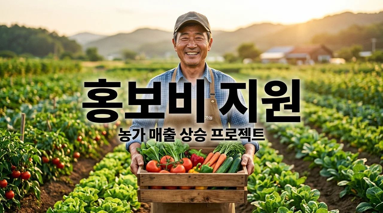 농산물 팔 때 마케팅 홍보 비용 직접 내고 계셨나요? 나라에서 지원됩니다