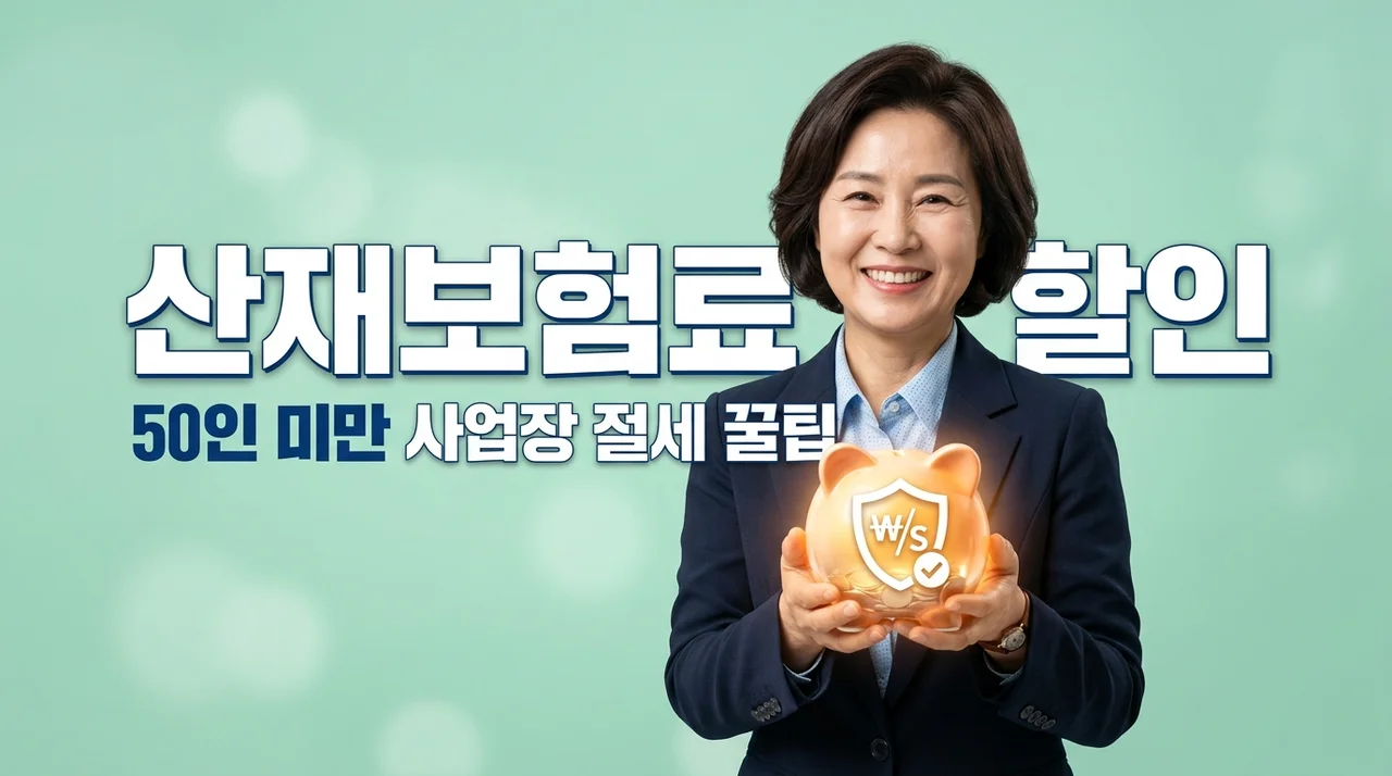 산재보험료 20% 할인받는 법! 50인 미만 사업장 절세 꿀팁 총정리
