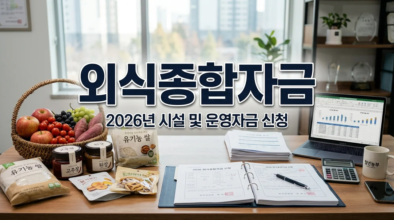 2026 식품외식종합자금 신청 방법 및 지원 대상 (나주 aT 본사)
