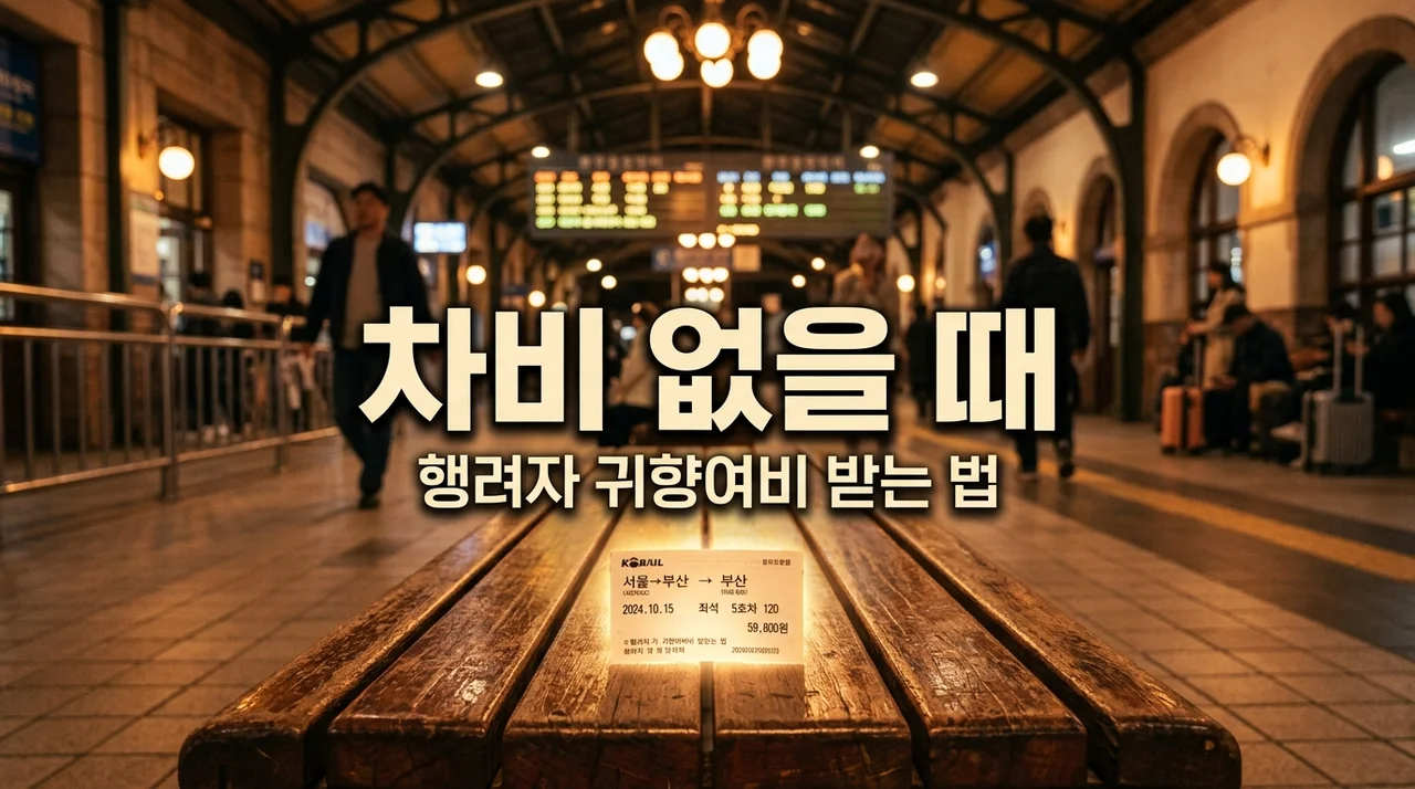 차비 없을 때 귀향여비 지원받는 법! 행려자 승차권 발급 기준 및 신청 총정리