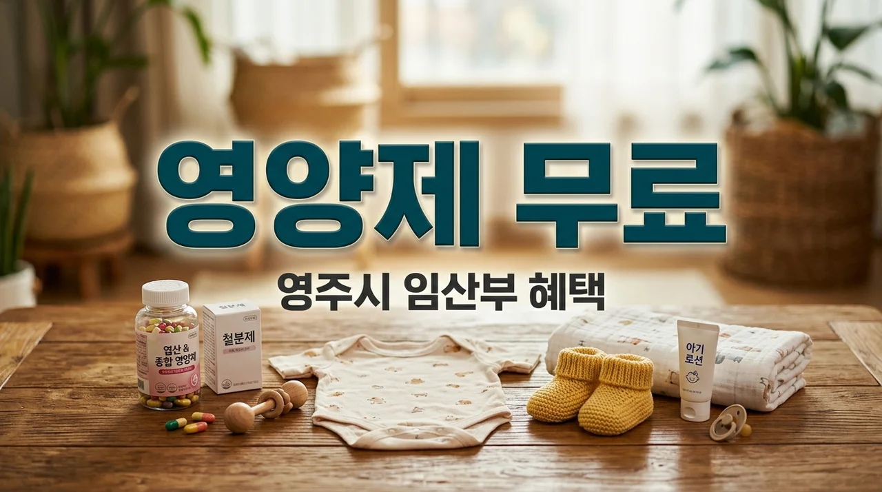 영주시 임산부 종합영양제 10개월 무료 및 아기 정장제 신청방법 혜택 총정리