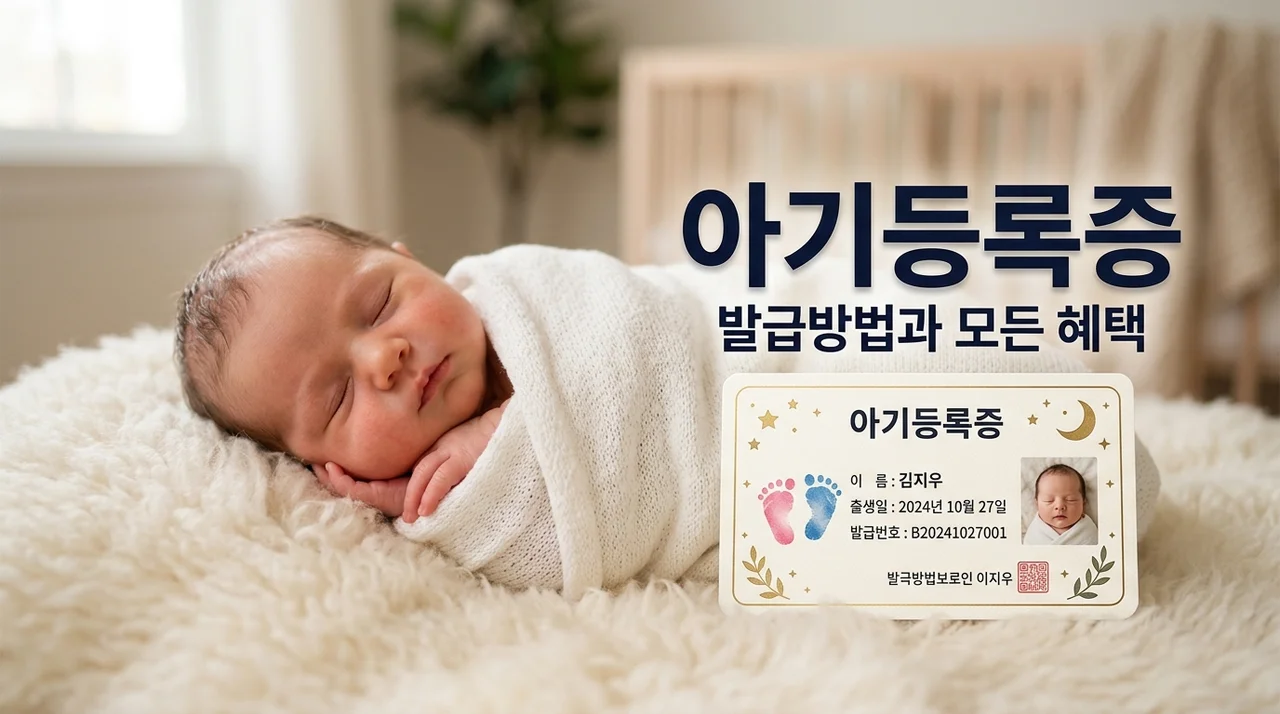 영주시 아기주민등록증 발급 방법 및 출생신고 혜택 총정리