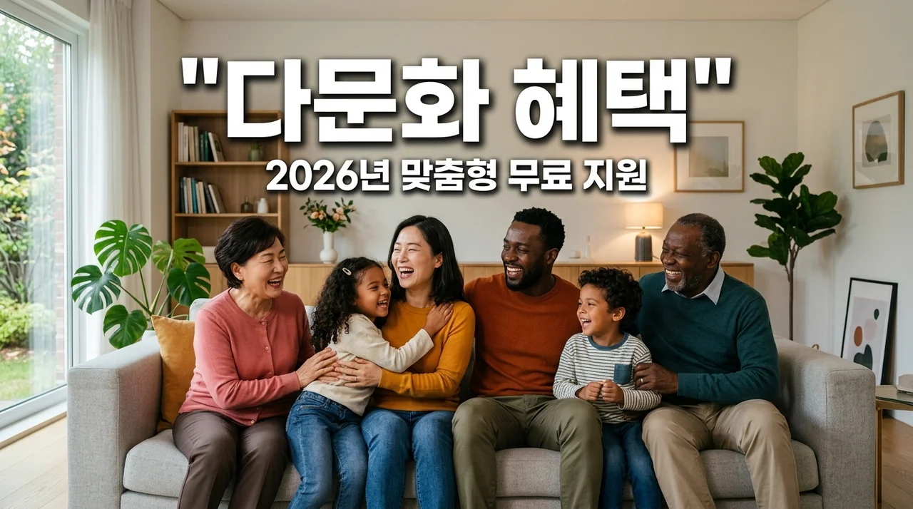 2026년 다문화가족 지원 혜택 총정리, 모르면 손해 보는 무료 맞춤 정책