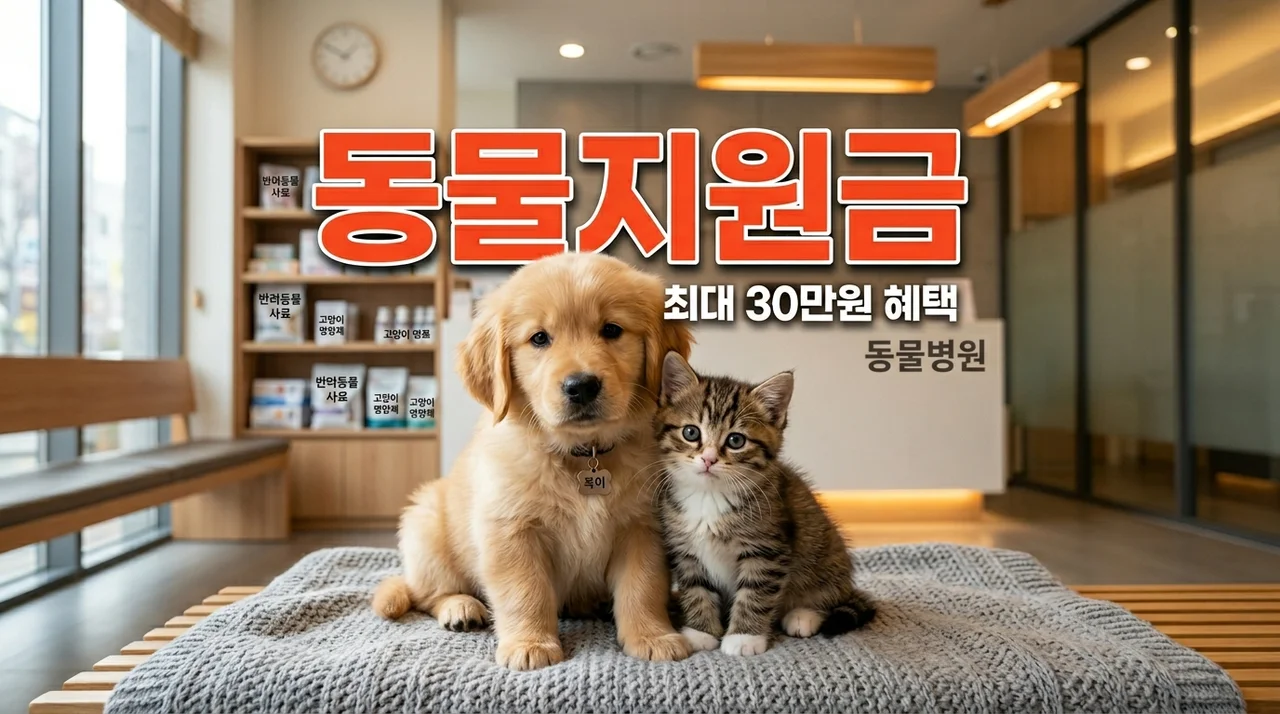 안양시 반려동물 병원비 20만원 미용비 10만원 지원 신청 방법
