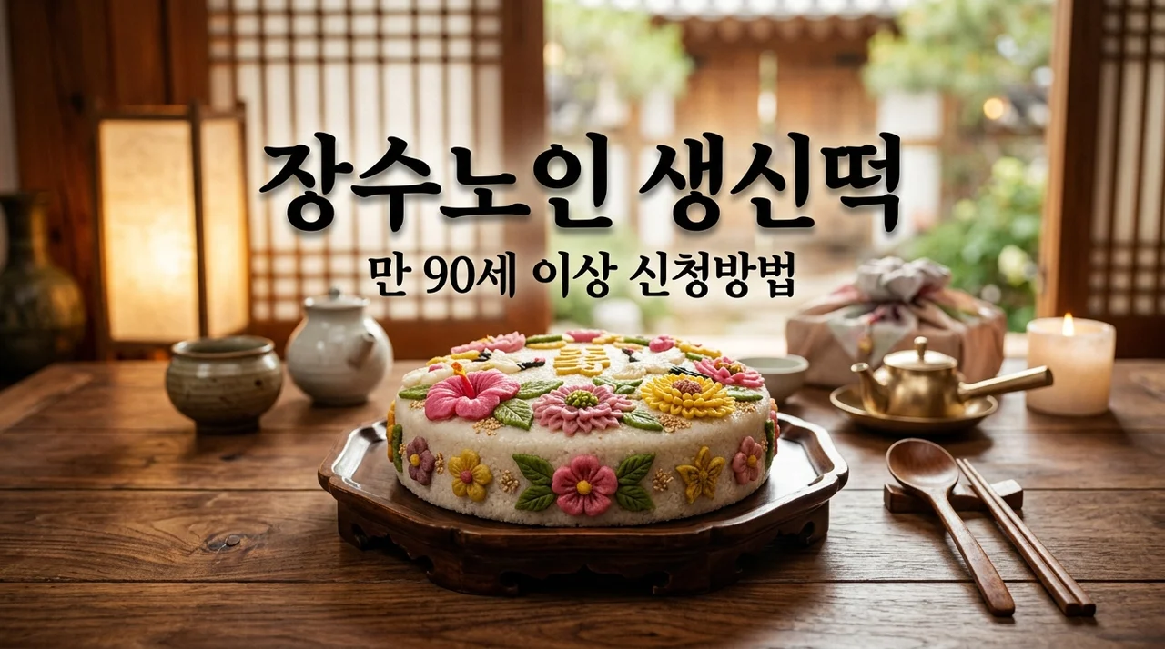 만 90세 이상 장수노인 생신떡 지원 신청방법 및 지자체 혜택 정리