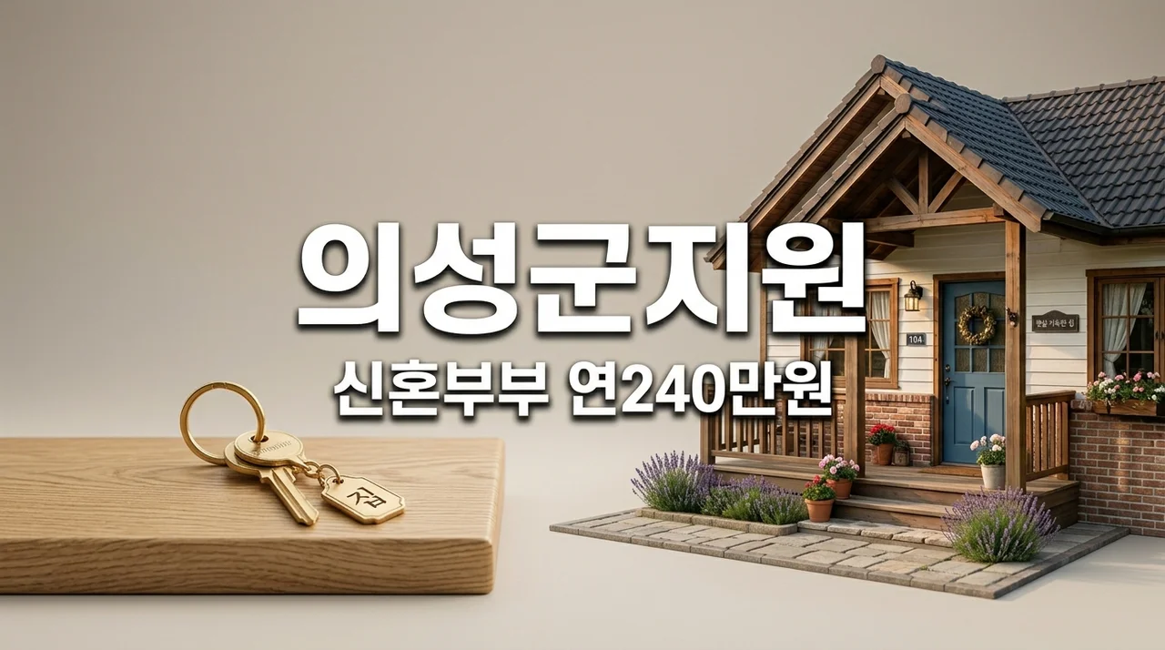 의성군 신혼부부 주거비용 지원 신청방법: 월세 전세이자 최대 240만원 받기