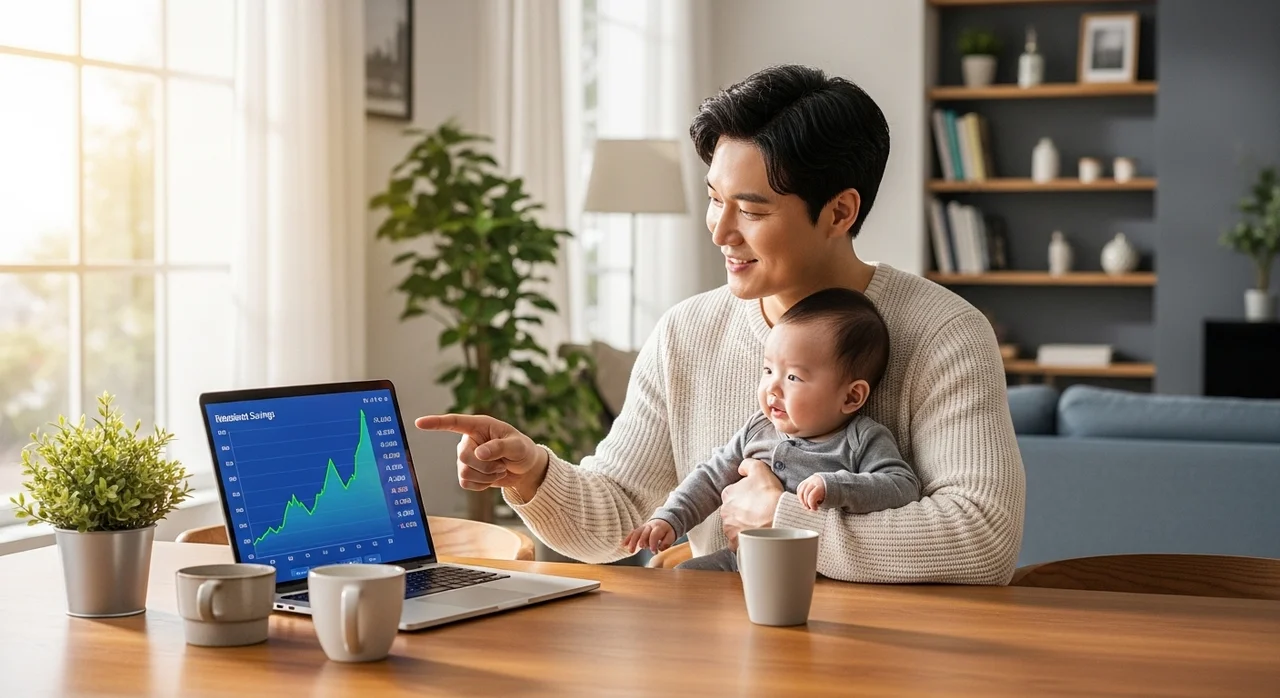 아빠 육아휴직, 계양구 거주자라면 300만 원 더 받을 수 있어요!