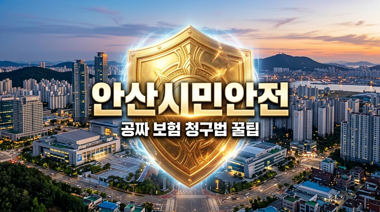 안산시 시민안전보험 100% 활용법! 보장 항목 및 청구 꿀팁 총정리
