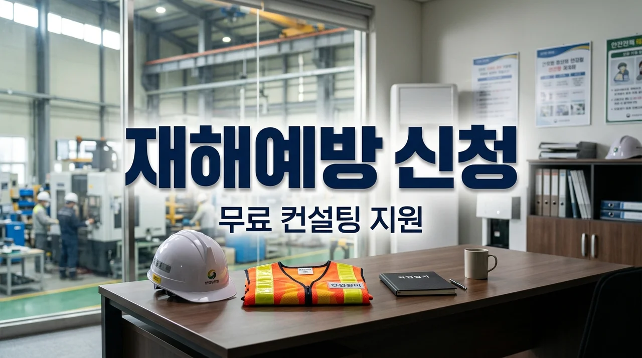 업종별 재해예방 사업 신청방법 및 무료 컨설팅 지원금 총정리