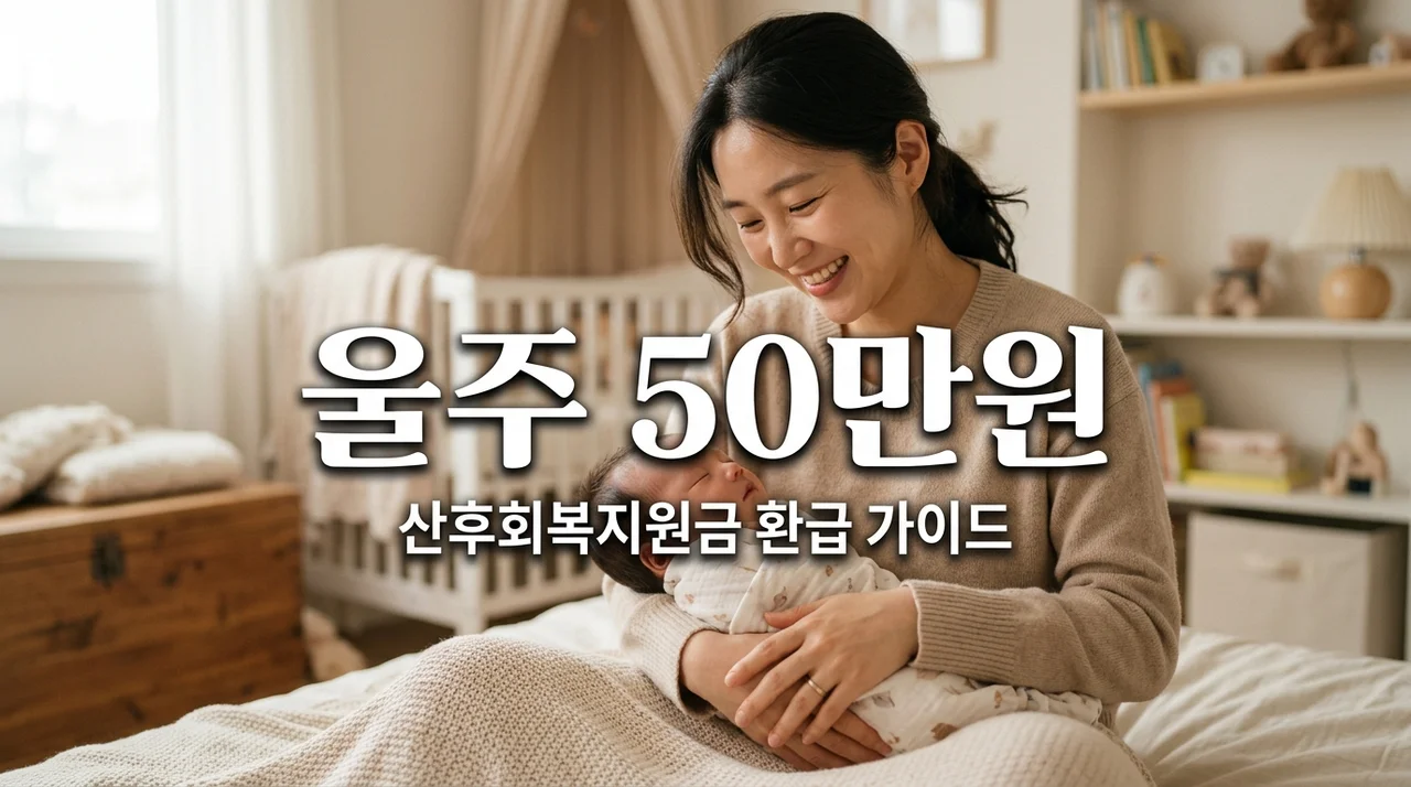 울주 산후회복지원금 50만원 신청법! 조리원·영양제 환급 총정리