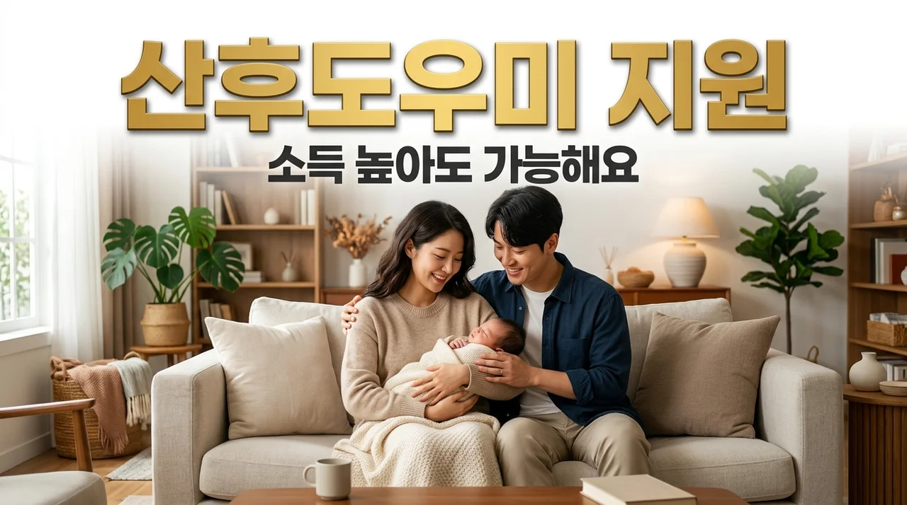 소득 높아도 산후도우미 지원받는 법: 중위소득 150% 초과 맞벌이 필독