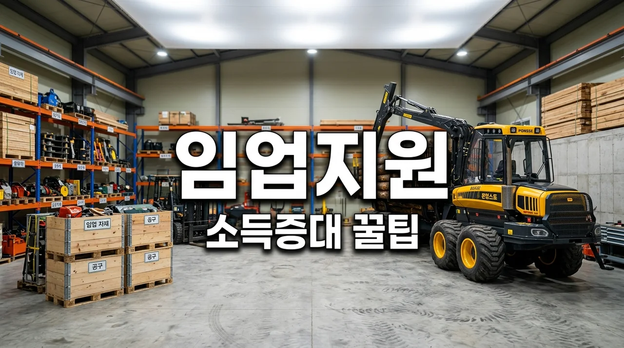 임업인 사장님 주목! 창고·건조기·장비 지원받고 임산물 소득 쑥 올리기